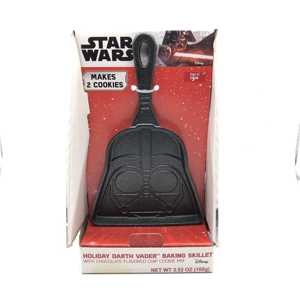 Star Wars Holiday Christmas Darth Vader Baking Skillet + Pancake Mix Brand NEW